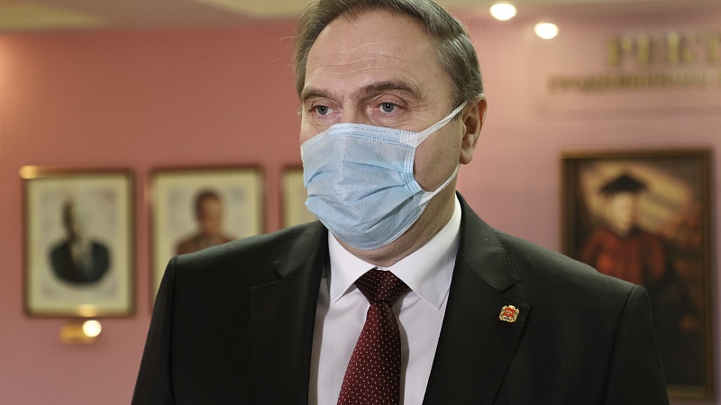 В ГрГМУ прошла расширенная итоговая коллегия главного управления здравоохранения Гродненского облисполкома