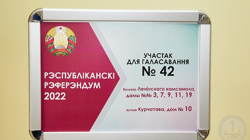 Досрочное голосование. Референдум по внесению дополнений и изменений в Конституцию Республики Беларусь