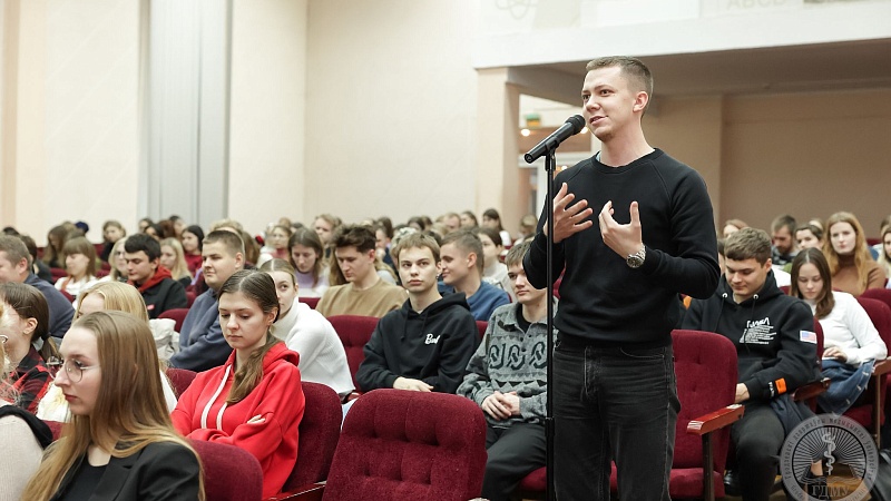 Встреча ректора со студентами медико-психологического факультета