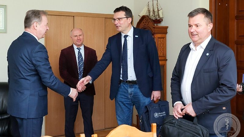 Делегация представительства ВОЗ в Республике Беларусь посетила ГрГМУ