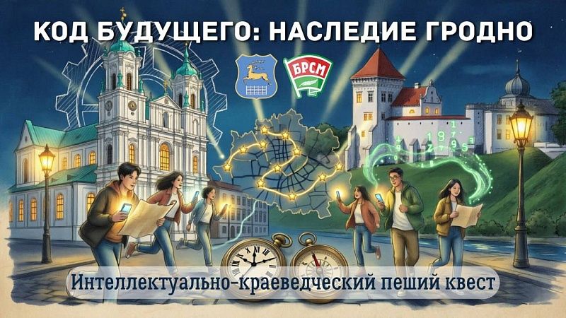 В Гродно пройдёт пешеходный квест «Код будущего: наследие Гродно»